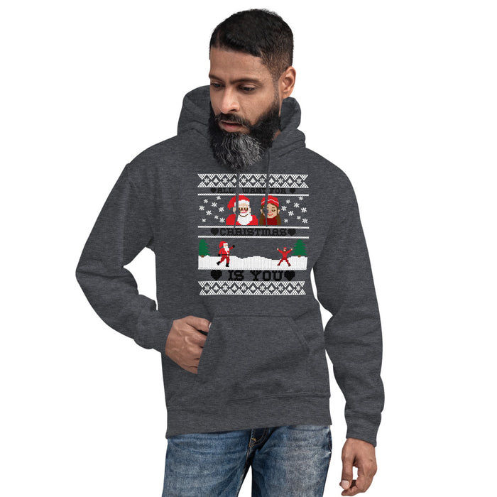 All I Want For Christmas Is You Couple Ugly Hoodie - Bloom Seventy Seven