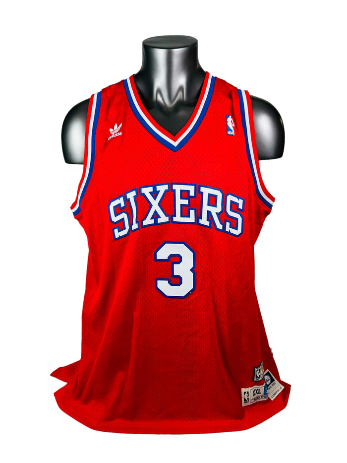 ALLEN IVERSON PHILADELPHIA SIXERS RETRO 2000'S THE ANSWER ADIDAS JERSEY ADULT 2XL