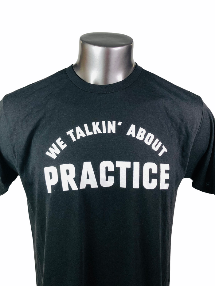 ALLEN IVERSON PHILADELPHIA SIXERS WE TALKIN' ABOUT PRACTICE  RETRO ADULT T-SHIRT