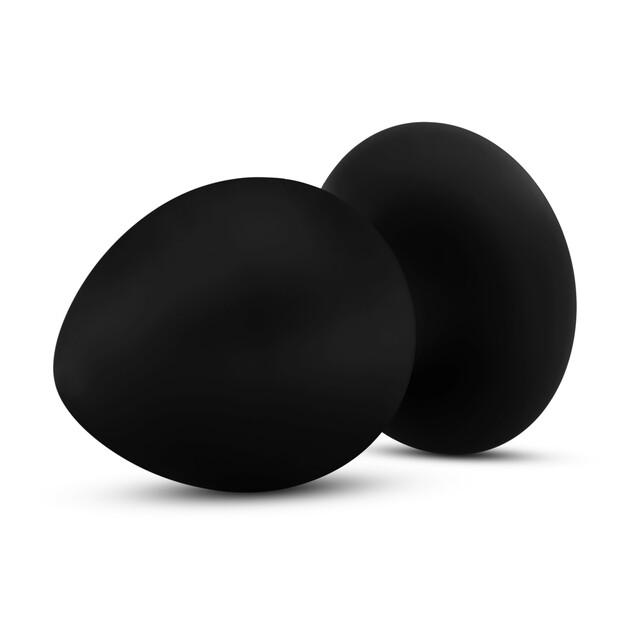 Large Black Silicone Anal Stout Plug Large - Platinum Series  Intimates Adult Boutique