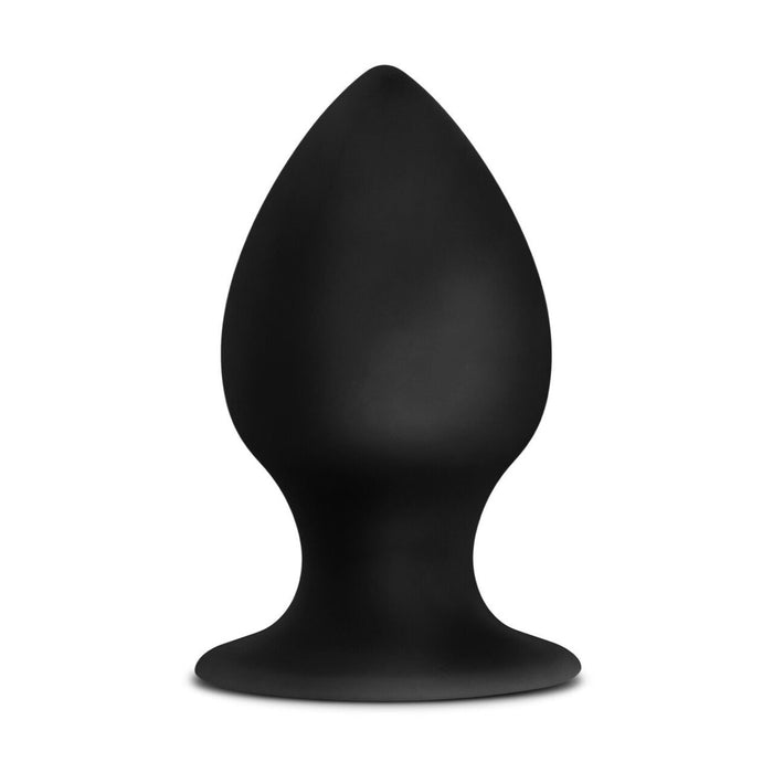 Large Black Silicone Anal Stout Plug Large - Platinum Series  Intimates Adult Boutique