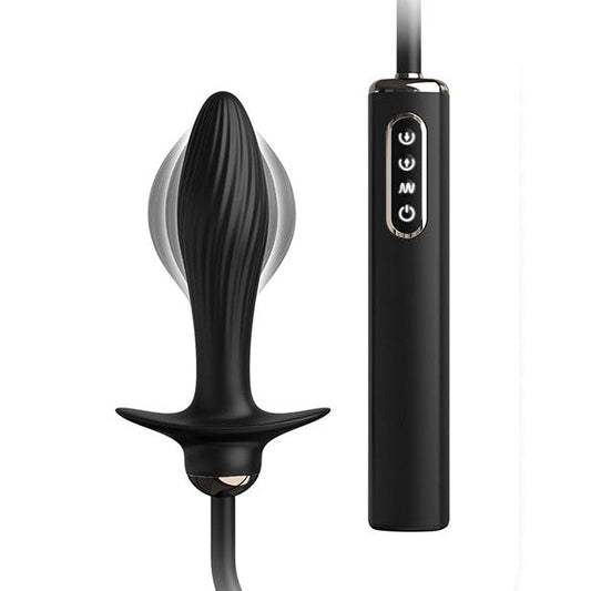 Anal Fantasy Elite Auto-throb Inflatable Anal Plug Black Intimates Adult Boutique