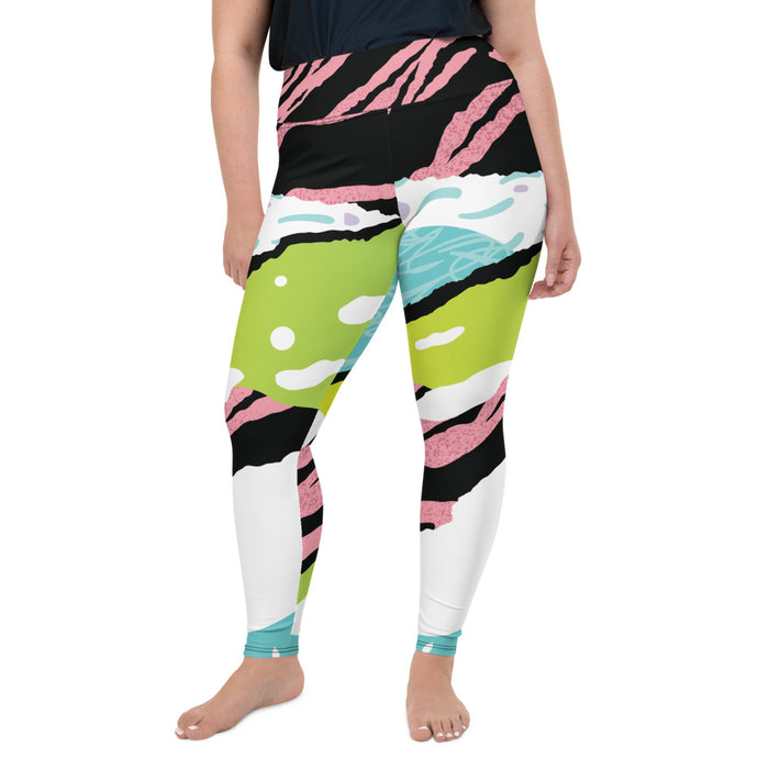 Animal Modern Print Plus Size Leggings - Bloom Seventy Seven