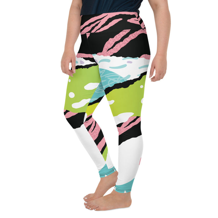 Animal Modern Print Plus Size Leggings - Bloom Seventy Seven