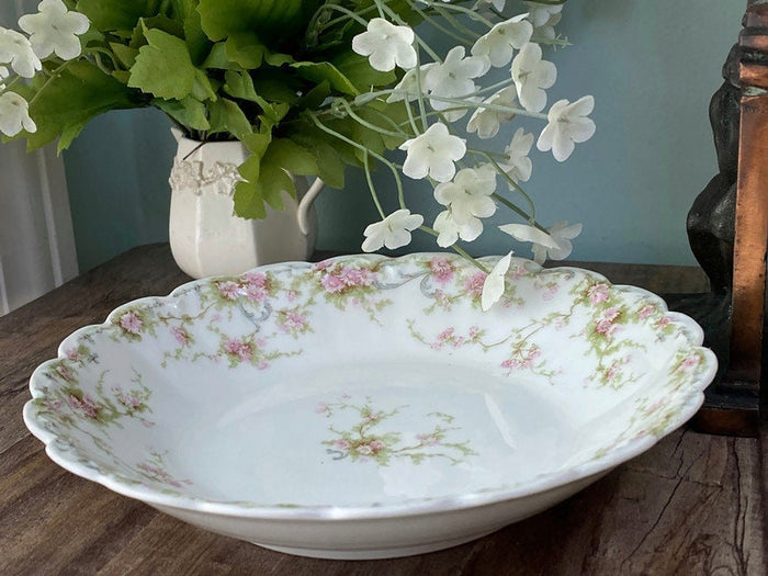 Antique French Limoges Bowl, Theodore Haviland 1903 Mark at Duckwells