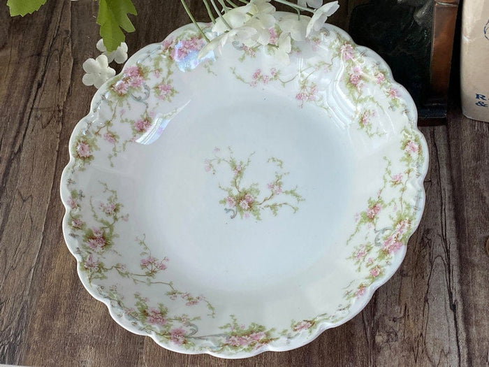 Antique French Limoges Bowl, Theodore Haviland 1903 Mark at Duckwells