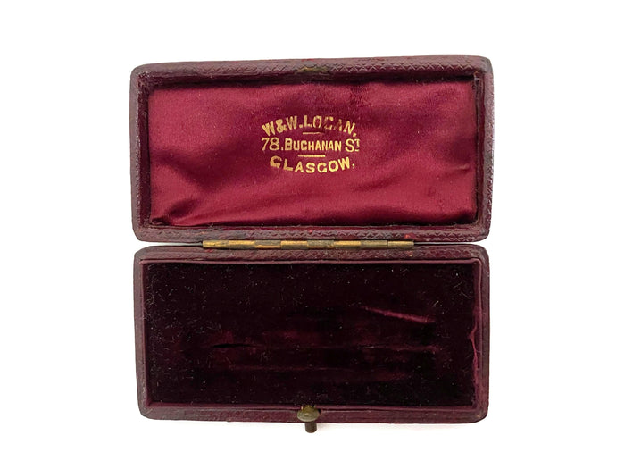 Antique Leather Jewel Box at Duckwells