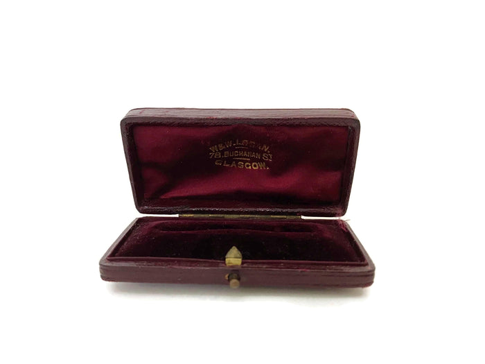 Antique Leather Jewel Box at Duckwells
