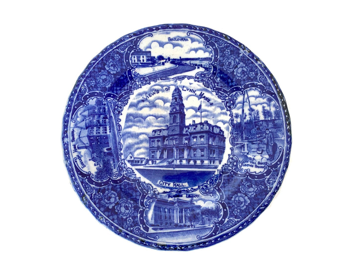 Antique Lynn Massachusetts Souvenir Plate at Duckwells