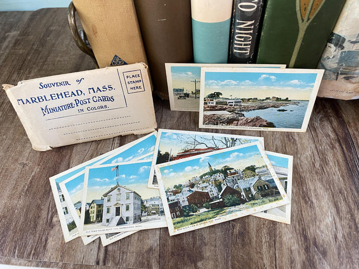 Antique Marblehead Massachusetts Photo Miniature Post Cards at Duckwells