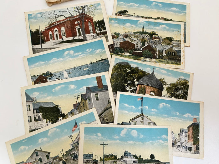 Antique Marblehead Massachusetts Photo Miniature Post Cards at Duckwells