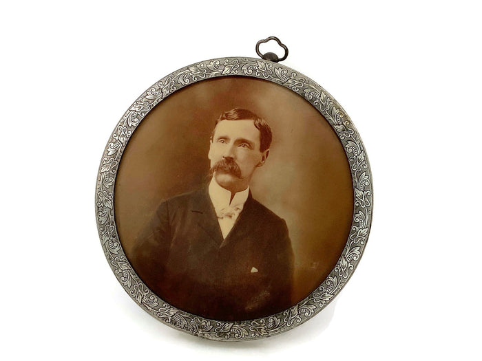 Antique Portrait and Frame by Columbia Portrait Company at Duckwells