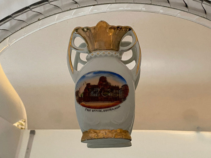Antique Post Office Boston Massachusetts Souvenir Vase at Duckwells
