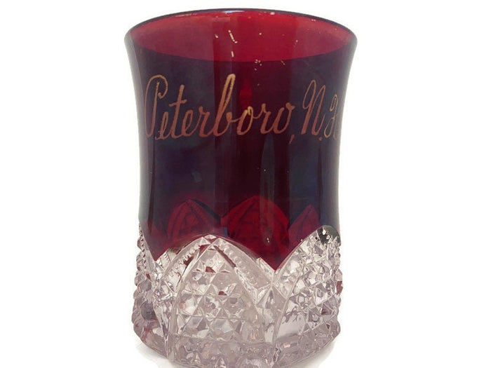 Antique Ruby Stained Glass Peterborough, New Hampshire at Duckwells