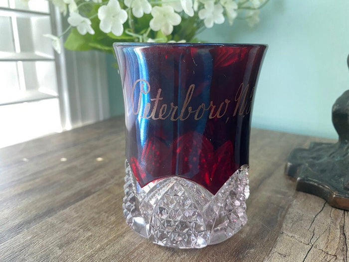Antique Ruby Stained Glass Peterborough, New Hampshire at Duckwells