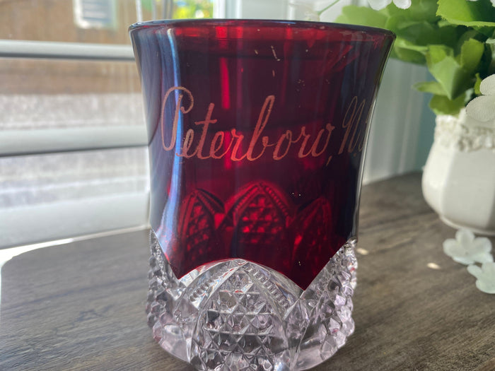 Antique Ruby Stained Glass Peterborough, New Hampshire at Duckwells
