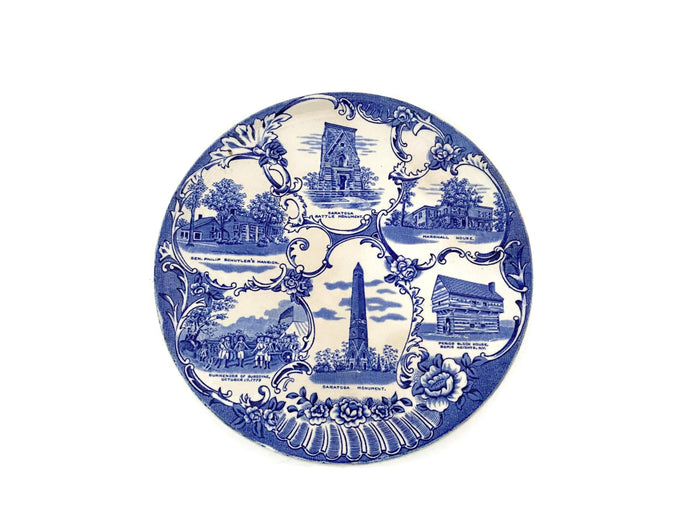 Antique Saratoga New York Souvenir Plate at Duckwells