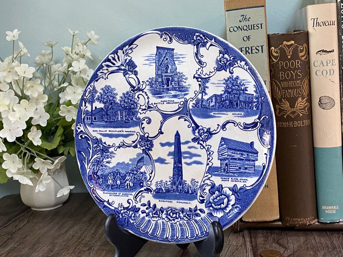 Antique Saratoga New York Souvenir Plate at Duckwells