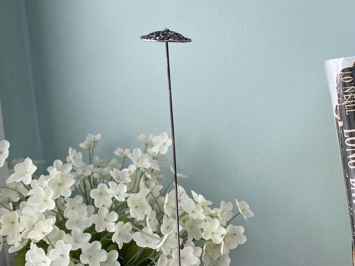 Antique Silver Hat Pin by Fishel and Nessler with Filigree Head at Duckwells