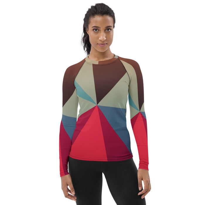 Apex Women's Rash Guard - Bloom Seventy Seven