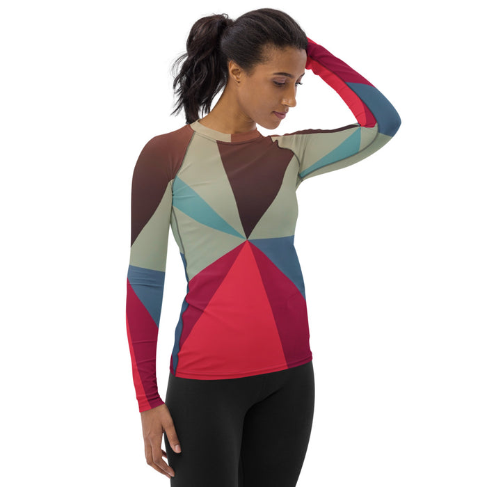 Apex Women's Rash Guard - Bloom Seventy Seven