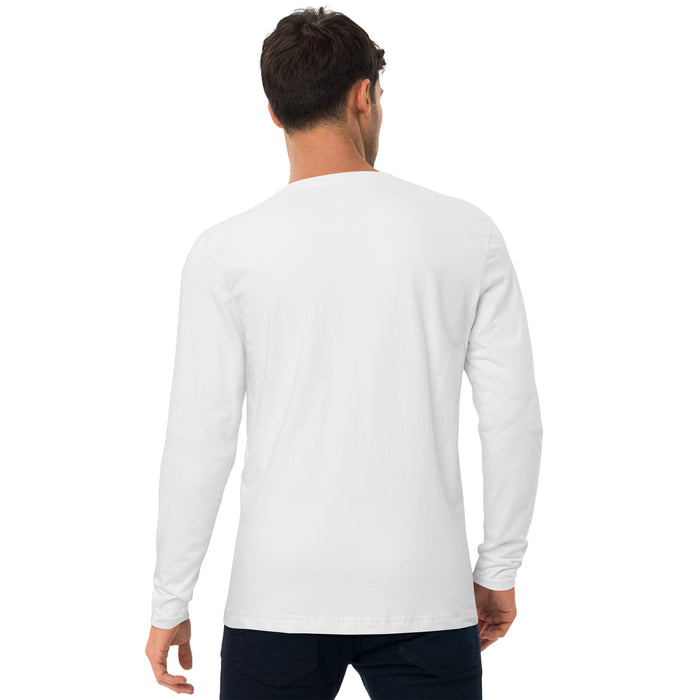 Artistic Long Sleeve Fitted Crew Neck Tee - Bloom Seventy Seven