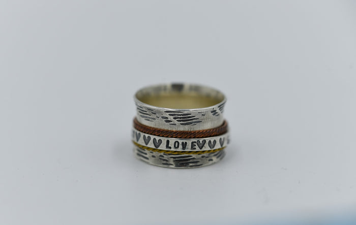 AS 168 Meditation Spinner Ring