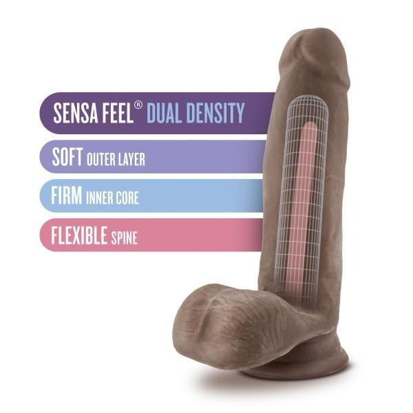 7" Chocolate Dildo with Balls in Dildos Category Intimates Adult Boutique
