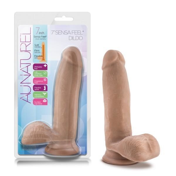 Au Naturel 7 Sensa Feel Latin Dildo | Dildos Online Intimates Adult Boutique