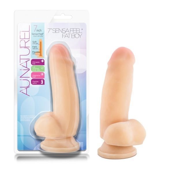 Au Naturel 7 Sensa Feel Fat Boy Beige | Dildos Intimates Adult Boutique