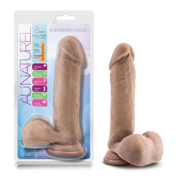 Au Naturel 8 Sensa Feel Dildo Latin - Dildos Category Intimates Adult Boutique