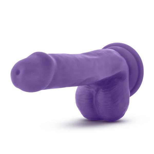 Au Naturel Bold Delight 6" Purple Dildo With Suction Cup  Intimates Adult Boutique