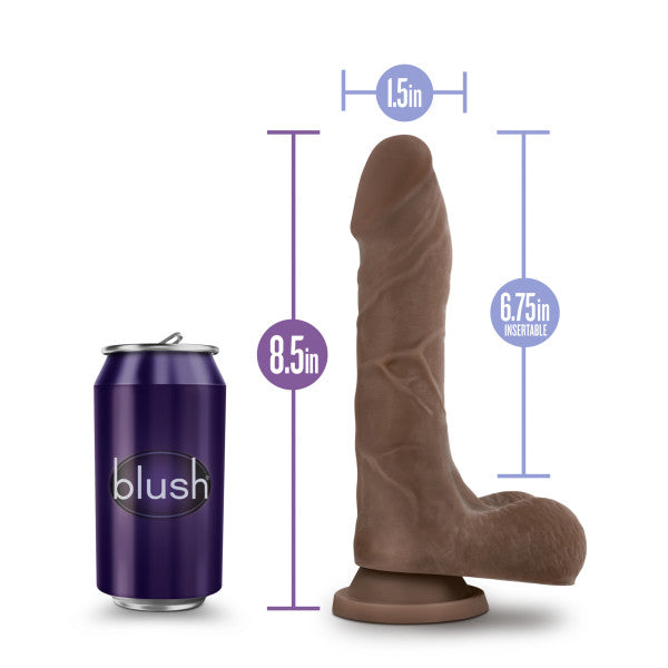 Au Naturel Mister Perfect Chocolate Dildo With Suction Cup  Intimates Adult Boutique