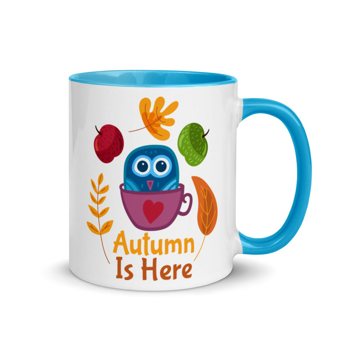 Autumn is Here Mug with Color Inside - Bloom Seventy Seven