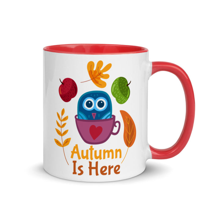 Autumn is Here Mug with Color Inside - Bloom Seventy Seven