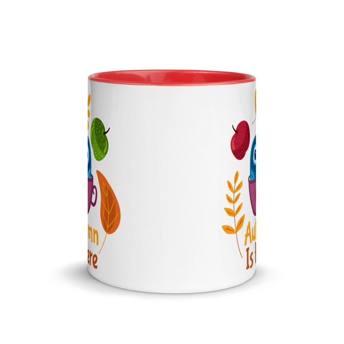 Autumn is Here Mug with Color Inside - Bloom Seventy Seven