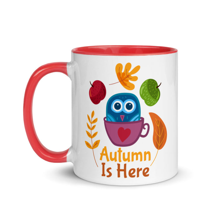 Autumn is Here Mug with Color Inside - Bloom Seventy Seven