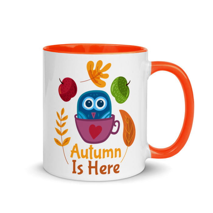 Autumn is Here Mug with Color Inside - Bloom Seventy Seven