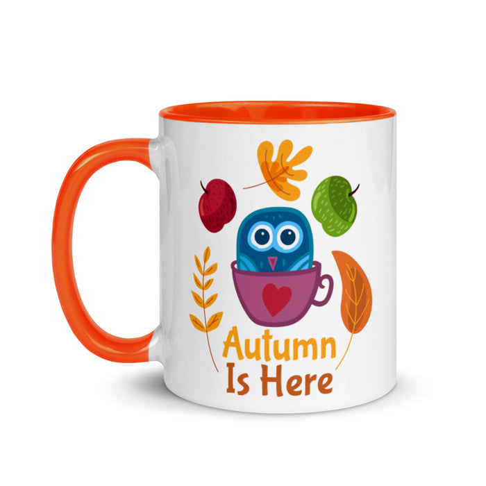 Autumn is Here Mug with Color Inside - Bloom Seventy Seven