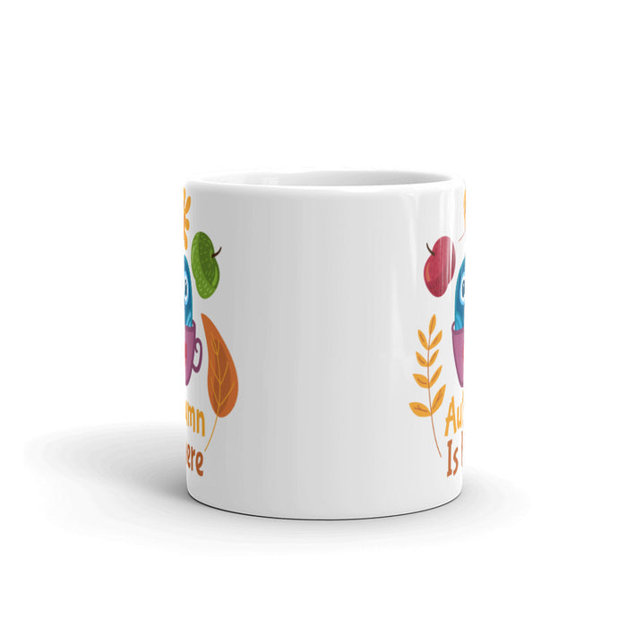Autumn Is Here White Ceramic Mug