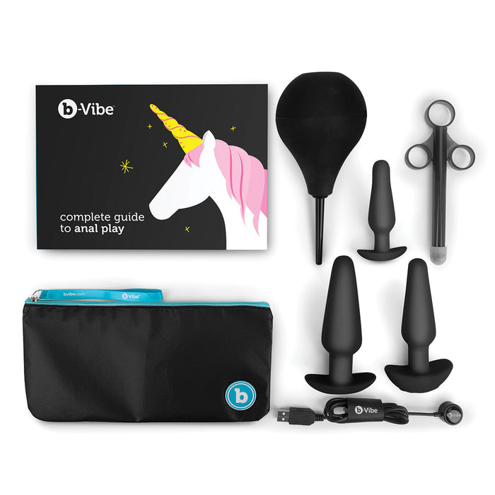 B-Vibe Anal Training Set - Black Intimates Adult Boutique