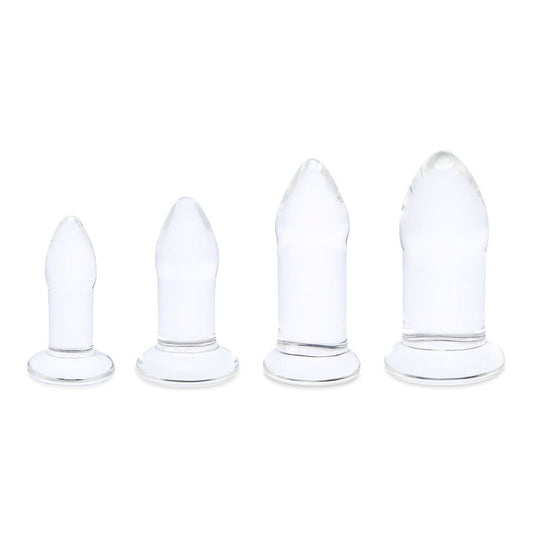B-Vibe Glass Anal Dilators Set - Anal Toys Collection Intimates Adult Boutique