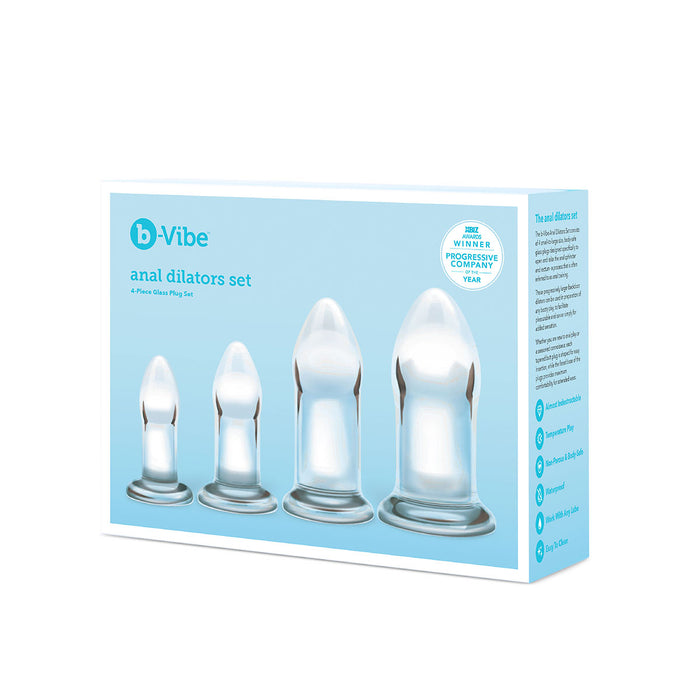B-Vibe Glass Anal Dilators Set - Anal Toys Collection Intimates Adult Boutique