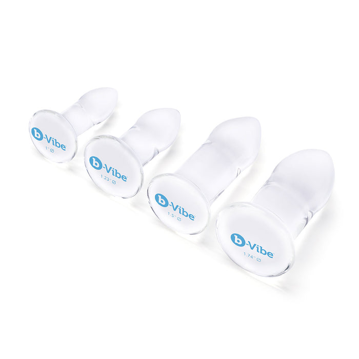 B-Vibe Glass Anal Dilators Set - Anal Toys Collection Intimates Adult Boutique
