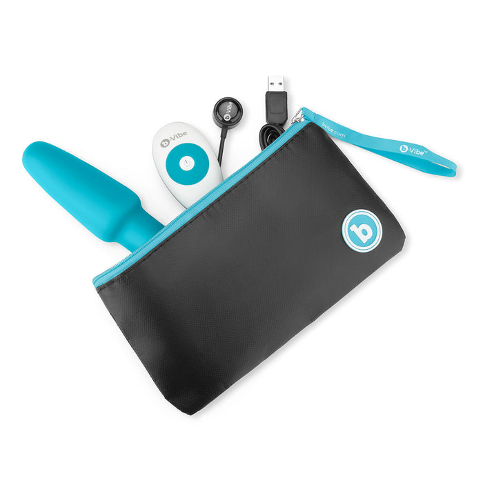 B-Vibe Rimming Butt Plug 2 - Teal | Anal Toys Intimates Adult Boutique
