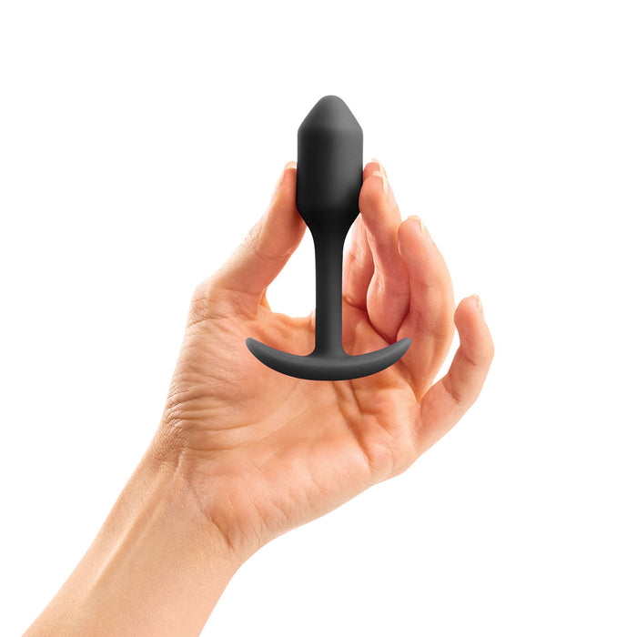 B-Vibe Snug Plug 1 Small - Black | Anal Toys | Shop Now Intimates Adult Boutique