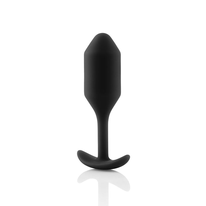 Medium Black Anal Toy: B-Vibe Snug Plug 2 - Neutral Title Intimates Adult Boutique