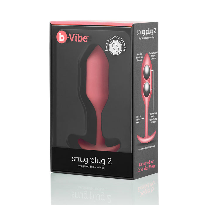 B-Vibe Snug Plug 2 (Medium) - Green | Anal Toy Intimates Adult Boutique