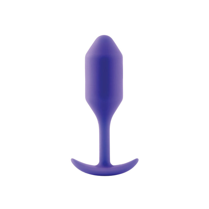 Medium Purple B-Vibe Snug Plug 2: Anal Toys for All Preferences Intimates Adult Boutique