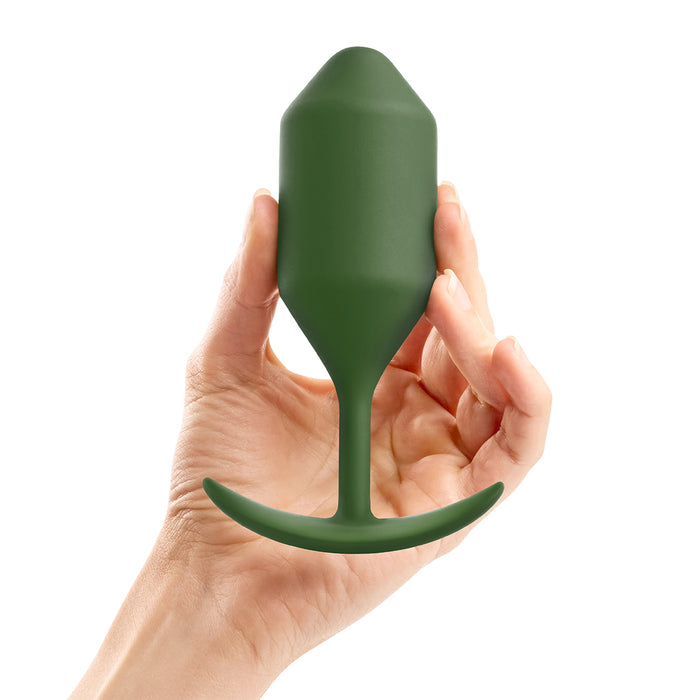 B-Vibe Snug Plug 4 (XL) - Army | Anal Toys Collection Intimates Adult Boutique